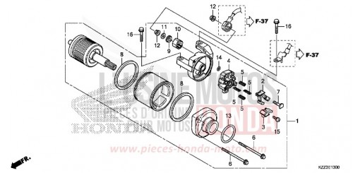 MOTORINO AVVIAMENTO CRF250LF di 2015